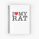 "I Love My Rat" Journal for Sale by shitpostee | Redbubble "I Love My Rat" Journal for Sale by shitpostee
