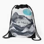 The Ridge Drawstring Bag for Sale by tekay | Redbubble The Ridge Drawstring Bag for Sale by tekay