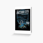 Visit Raccoon City Greeting Card for Sale by rustenico | Redbubble Visit Raccoon City Greeting Card for Sale by rustenico