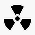 Radioactive Sticker for Sale by rjburke24 | Redbubble Radioactive Sticker for Sale by rjburke24