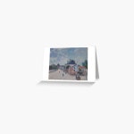 Alfred Sisley. Street in Moret, 1890. Greeting Card by museumshop3 | Redbubble Alfred Sisley. Street in Moret, 1890. Greeting... 