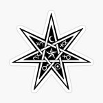 Alchemy Pentacle Sticker for Sale by RavenWake | Redbubble Alchemy Pentacle Sticker for Sale by RavenWake