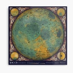 A Map of the Moon Metal Print by EleanorLutz | Redbubble A Map of the Moon Metal Print by Eleanor Lutz
