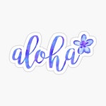 aloha Sticker for Sale by jelly3602 | Redbubble aloha Sticker for Sale by jelly3602