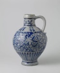 Jug with the electors, medallions and floral scrolls - Rijksmuseum Jug with the electors, medallions and floral scrolls
