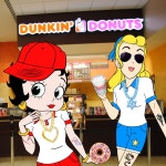 Betty & Sally at Dunkin Dounts