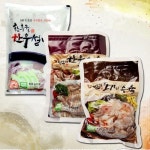 세계 3대 광천수로 만든 아임톡 런칭 [비젼푸드] 황추월 한우설렁탕 600g x 8팩+맛소리 한우수육 200g x 2팩+맛소리 도가니수육 250g x1팩