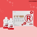 세계 3대 광천수로 만든 아임톡 런칭 함소아 홍키통키 프라임 레드 20ml x 10포 x 3박스 - [11세~13세]
