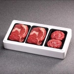세계 3대 광천수로 만든 아임톡 런칭 20년 설) 일품 NH영주한우 냉장 등심정육세트5호(1.2kg)