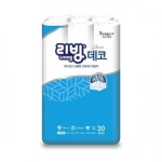 세계 3대 광천수로 만든 아임톡 런칭 삼정 뉴 리빙데코 3겹 30롤 X 3개