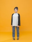 1위_아이러브제이 온,오프라인 통합 대표브랜드-내 아이를 스타일 있게!!! 아이러브제이 : I LOVE J - JR. 심플 래글런 긴팔 티