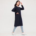 WOMEN EXTRA STRETCH LOUNGE DRESS (LONG SLEEVE)(WOMEN) | UNIQLO IN