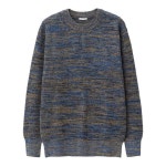 ウォッシャブルコットンアゼクルーネックセーター(長袖) | GU(ジーユー)公式通販オンラインストア