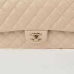 샤넬(CHANEL) | 클래식 플랩 스몰 캐비어 금장 베이지 | 트렌비