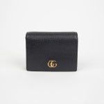 구찌(Gucci) | 구찌 GG 마몽 레더 카드 케이스 지갑 블랙 금장 456126 CAO0G 1000 중고 149693294 | 트렌비