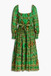 ALICE & OLIVIA-앨리스앤올리비아 Rowan belted printed cotton midi dress 1647597280517080 | 트렌비 ALICE & OLIVIA... 