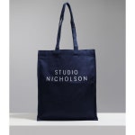 스튜디오니콜슨-[국내] STUDIO NICHOLSON 스튜디오 니콜슨 SMALL TOTE SNW DARK NAVY (406) (스몰 토트 백) | TRENBE 스튜디오니... 