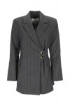 가니-가니 GANNI OVERSIZED COLLAR SHORT COAT GANNI Grey F7260 252 | 트렌비 가니-가니 GANNI OVERSIZED COLLAR SHORT COAT GANNI... 