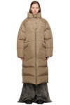Coat F7277 Fossil | 트렌비 가니-오버사이즈 테크 푸퍼 코트 Oversized Tech Puffer Coat F7277 Fossil | 트렌비 | www.trenbe.com