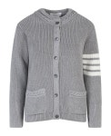 THOM BROWNE.-톰브라운 Thom Browne Mohair V Neck Cardigan FKC406B-Y1502-001 | 트렌비 THOM BROWNE.-톰브라운 Thom Browne Mohair... 