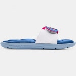 언더아머-키즈 UA 언더아머 언더아머 이그나이트 IX 슬라이드 샌들 샌달 - PeninsulaBlue/VictoryBlue 3022733-400 | TRENBE... 
