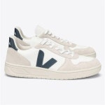 베자-23SS VEJA V-10 스니커즈 화이트/네이비 | 트렌비 베자-23SS VEJA V-10 스니커즈 화이트/네이비 | 트렌비 | www.trenbe.com
