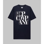 CP컴퍼니-[국내] CP Company CP컴퍼니 10CMTS064A 005100W 938 (빅 로고 프린팅 반팔티) | 트렌비 CP컴퍼니-[국내] CP Company... 