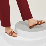 에르메스(Hermes) | [] 에르메스 HERMES 오란 샌들 골드 에토프 블랙 Oran sandal | 트렌비