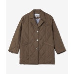 가니-GANNI 가니 여성 퀼팅 다운 재킷 - 베이지 F7160135 QUILTING DOWN JACKET | TRENBE 가니-GANNI 가니 여성 퀼팅 다운 재킷... 
