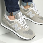뉴발란스(New Balance) | 뉴발란스 574 운동화 스니커즈 ML574EVG 클래식 그레이 블랙 네이비 아이보리 64710709 | 트렌비