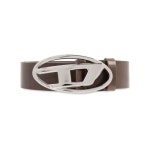 디젤(Diesel) | D 버클 가죽 벨트 블랙 | 트렌비