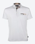 바버(Barbour) | 남성 Corpatch Polo 반팔카라티 MML1071WH11 | 트렌비