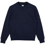 CP컴퍼니(CP Company) | 라이트 플리스 크루넥 맨투맨 블랙 | 트렌비
