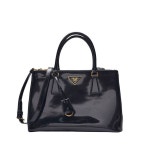 프라다(Prada) | 중고 블랙 스파졸라토 럭스 미듐 토트백 | 트렌비