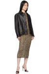 블루마린(BLUMARINE) | 25 FW 블루마린 베이지 레오파드 맥시 드레스 251901F055001 | 트렌비