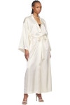 블루마린(BLUMARINE) | 25 SS 블루마린 오프 화이트 라인스톤 로고 가운 251901F077002 | 트렌비