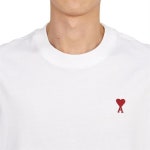 아미(AMI) | 아미 반팔 티셔츠 블랙 BFUTS005 726 001 [피엘부티크]Ami 오버핏 모음 73904738 | 트렌비