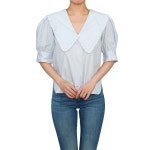 가니(Ganni) | 반팔 블라우스 F8637 694 | 트렌비