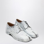 메종마르지엘라(Maison Margiela) | MAISON MARGIELA Tabi lace up in white painted leather S97WQ0052P4128/XH_MARGI-H8680 | 트렌비