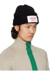 찰리제프리러버보이(Charles Jeffrey Loverboy) | Black Label Beanie 251101M138039 | 트렌비