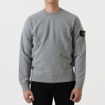 스톤아일랜드(Stone Island) | 스톤아일랜드 와펜 패치 크루넥 맨투맨 그레이 811562420V0M64 62420 브러시드 플리스 맨투맨(그레이)... 