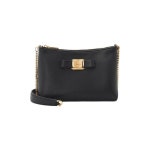 페라가모(Salvatore Ferragamo) | 페라가모 여성 바라 보우 레더 미니 숄더백 블랙 220819 780217 체인 크로스백 220819-780217... 