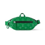 루이비통(Louis Vuitton) | 25 SS 루이비통 Catch 캐치 모노그램 캔버스 타이가 카우하이드 벨트 범백 그린 | 트렌비