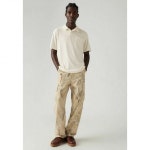리바이스(Levis) | 코튼 블렌드 레귤러 핏 스웨트 니트 폴로 셔츠 브라이트 화이트 Cotton Blend Regular Fit Sweat Knit Polo... 