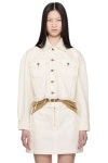 아페쎄(APC) | 아페쎄 오프 화이트 데님 재킷 241252F060006 26 FW Natacha Ramsay Levi 세인터스 73368930 | 트렌비