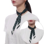 멀버리(Mulberry) | 로고 보더 여자 스키니 스카프 | 트렌비