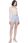 미아우(Miaou) | 25 SS MIAOU 블루 안나 쇼츠 251224F088000 | 트렌비