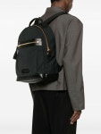 톰포드(Tom Ford) | H0636/TNY017G 1N001 BLACK LEATHER DETAILED NYLON BACKPACK | 트렌비