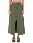 가니(Ganni) | 미디 스커트 포켓 MIDI SKIRT DUCHESSE POCKET 25379852 | 트렌비
