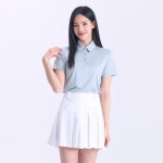 다운블로우(Downblow) | 다운블로우 여자 스포츠 기능성 카라 반팔 티셔츠 골프웨어 골피아 스포츠기능성 어썸블루 105731058 | 트렌비
